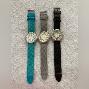 3 costume jewelry watches